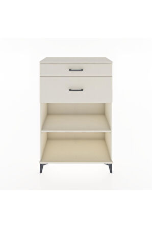 Hyperion Dolap Tek Raflı 2 Çekmeceli 88x44x134 Aytaşı-Aytaşı