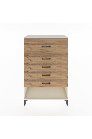 Hyperion Dolap 5 Çekmeceli 88x44x134 Aytaşı-Çam