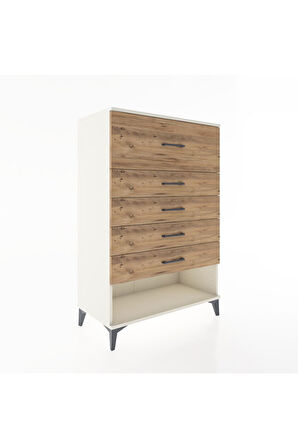 Hyperion Dolap 5 Çekmeceli 88x44x134 Aytaşı-Çam