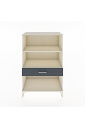 Hyperion Dolap 2 Raflı Tek Çekmeceli 88x44x134 Aytaşı-Antrasit