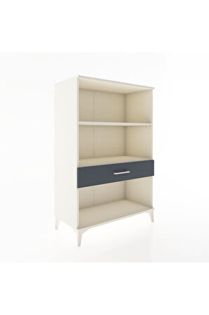 Hyperion Dolap 2 Raflı Tek Çekmeceli 88x44x134 Aytaşı-Antrasit