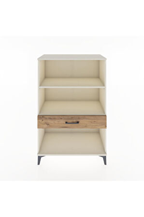 Hyperion Dolap 2 Raflı Tek Çekmeceli 88x44x134 Aytaşı-Çam