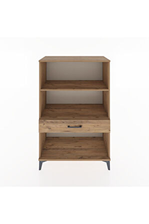 Hyperion Dolap 2 Raflı Tek Çekmeceli 88x44x134 Çam-Çam