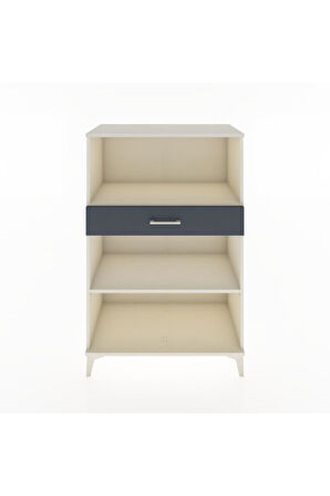 Hyperion Dolap 2 Raflı Tek Çekmeceli 88x44x134 Aytaşı-Antrasit