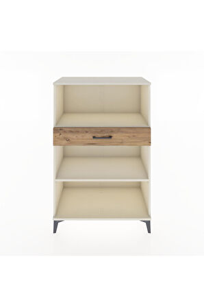 Hyperion Dolap 2 Raflı Tek Çekmeceli 88x44x134 Aytaşı-Çam