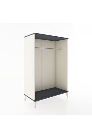 Hyperion Dolap Tek Askılı 88x44x134 Aytaşı-Antrasit