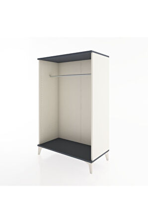 Hyperion Dolap Tek Askılı 88x44x134 Aytaşı-Antrasit