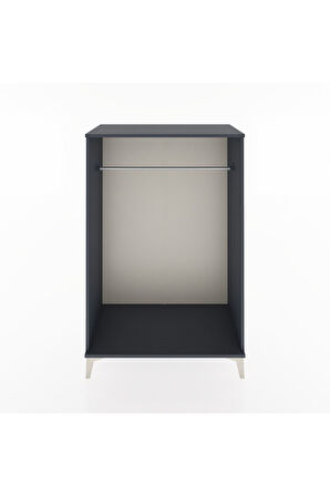 Hyperion Dolap Tek Askılı 88x44x134 Antrasit-Antrasit