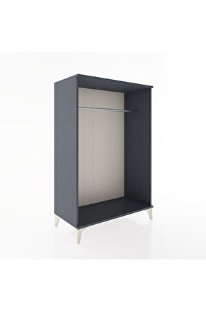 Hyperion Dolap Tek Askılı 88x44x134 Antrasit-Antrasit