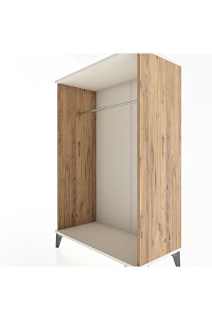 Hyperion Dolap Tek Askılı 88x44x134 Çam-Aytaşı