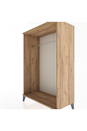 Hyperion Dolap Tek Askılı 88x44x134 Çam-Çam