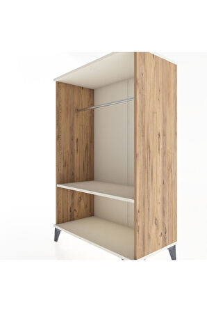 Hyperion Dolap Tek Raflı Tek Askılı 88x44x134 Çam-Aytaşı