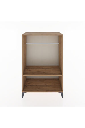 Hyperion Dolap Tek Raflı Tek Askılı 88x44x134 Çam-Çam