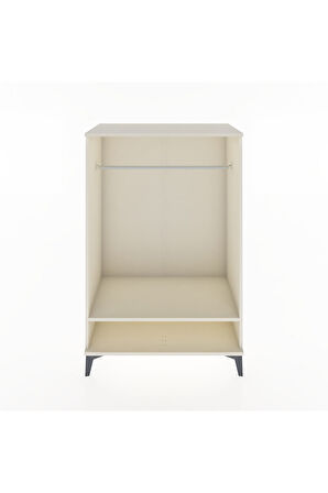 Hyperion Dolap Tek Raflı Tek Askılı 88x44x134 Aytaşı-Aytaşı