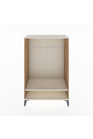 Hyperion Dolap Tek Raflı Tek Askılı 88x44x134 Çam-Aytaşı