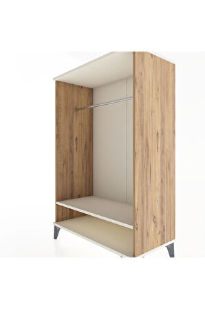 Hyperion Dolap Tek Raflı Tek Askılı 88x44x134 Çam-Aytaşı