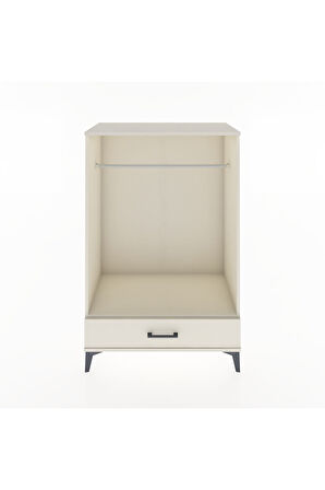 Hyperion Dolap Tek Raflı Tek Çekmeceli Tek Askılı 88x44x134 Aytaşı-Aytaşı