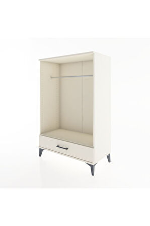 Hyperion Dolap Tek Raflı Tek Çekmeceli Tek Askılı 88x44x134 Aytaşı-Aytaşı