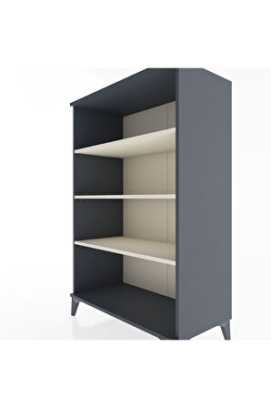 Hyperion Dolap 3 Raflı 88x44x134 Antrasit-Aytaşı