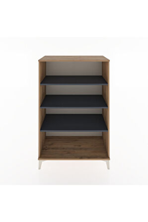 Hyperion Dolap 3 Raflı 88x44x134 Çam-Antrasit