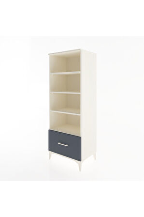 Hyperion Dolap 4 Raflı Tek Çekmeceli 60x44x163 Aytaşı-Antrasit