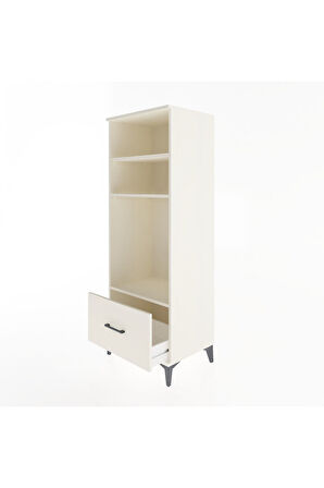 Hyperion Dolap 3 Raflı Tek Çekmeceli 60x44x163 Aytaşı-Aytaşı