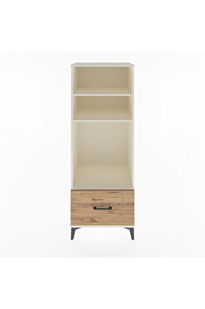 Hyperion Dolap 3 Raflı Tek Çekmeceli 60x44x163 Aytaşı-Çam