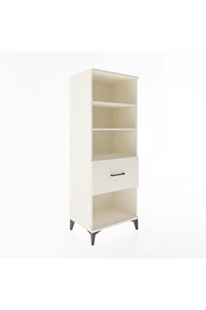 Hyperion Dolap 3 Raflı Tek Çekmeceli 60x44x163 Aytaşı-Aytaşı