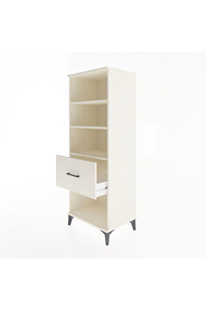 Hyperion Dolap 3 Raflı Tek Çekmeceli 60x44x163 Aytaşı-Aytaşı