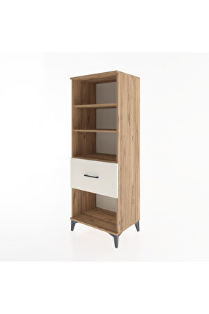 Hyperion Dolap 3 Raflı Tek Çekmeceli 60x44x163 Çam-Aytaşı