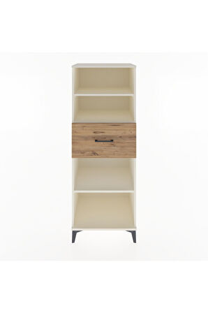 Hyperion Dolap 3 Raflı Tek Çekmeceli 60x44x163 Aytaşı-Çam