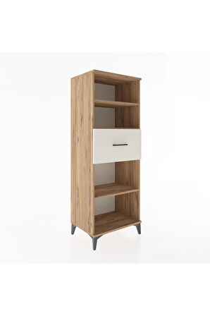 Hyperion Dolap 3 Raflı Tek Çekmeceli 60x44x163 Çam-Aytaşı