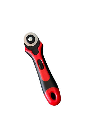 Kumaş Deri Kesim Dikiş Yuvarlak Bıçaklı Makas Rulet 28 mm