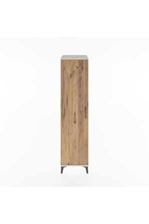 Hyperion Dolap 2 Raflı Tek Kapaklı Tek Askılı 44x44x182 Aytaşı-Çam