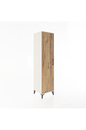 Hyperion Dolap 2 Raflı Tek Kapaklı Tek Askılı 44x44x182 Aytaşı-Çam