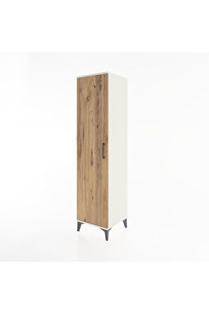 Hyperion Dolap 2 Raflı Tek Kapaklı Tek Askılı 44x44x182 Aytaşı-Çam