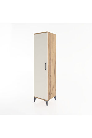 Hyperion Dolap 2 Raflı Tek Kapaklı Tek Askılı 44x44x182 Çam-Aytaşı