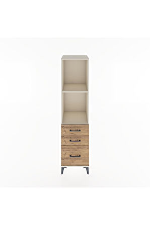 Hyperion Dolap 2 Raflı 3 Çekmeceli 44x44x182 Aytaşı-Çam