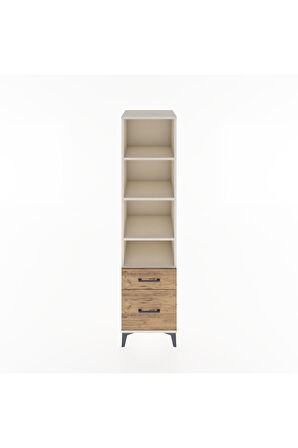 Hyperion Dolap 4 Raflı 2 Çekmeceli 44x44x182 Aytaşı-Çam
