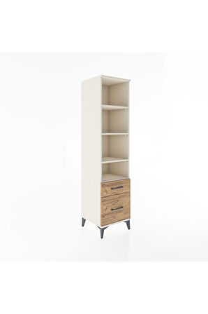 Hyperion Dolap 4 Raflı 2 Çekmeceli 44x44x182 Aytaşı-Çam
