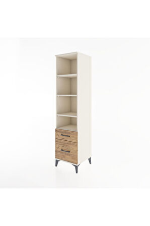 Hyperion Dolap 4 Raflı 2 Çekmeceli 44x44x182 Aytaşı-Çam