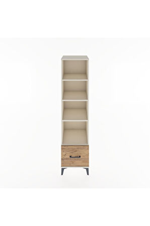 Hyperion Dolap 4 Raflı Tek Çekmeceli 44x44x182 Aytaşı-Çam