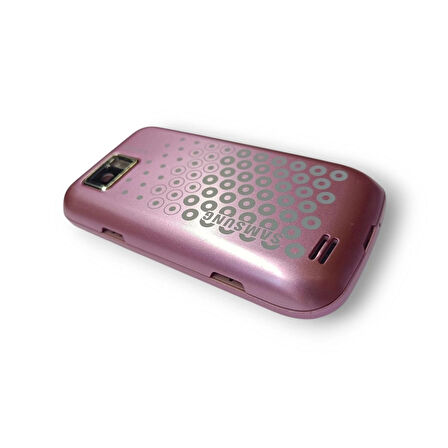 Samsung S5600 Kasa Samsung Galaxy S5600 Uyumlu Pembe Renk Orta Kasa Ön Arka Kapak Tuş Takımı