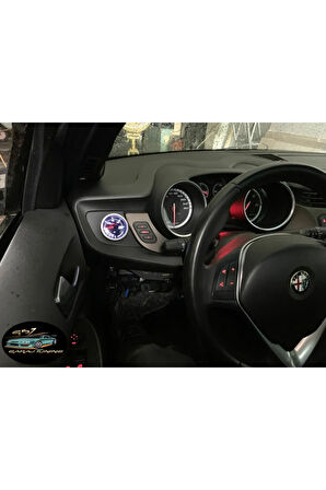 ALFA ROMEO GİULİETTA GÖSTERGE PODU ÇERÇEVESİ 52mm & 60mm ABS BASKI