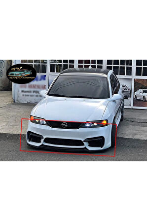 OPEL VECTRA B KASA F80 GÖRÜNÜMLÜ ÖN TAMPON + LİP FİBERGLASS BOYASIZ