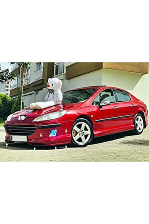 PEUGEOT 407 ÖN TAMPON EKİ KARLIK FİBERGLASS BOYASIZ