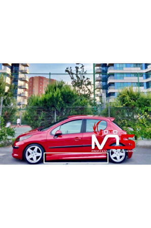 PEUGEOT 207 CUSTOM MARŞPİYEL SAĞ SOL TAKIM FİBERGLASS BOYASIZ