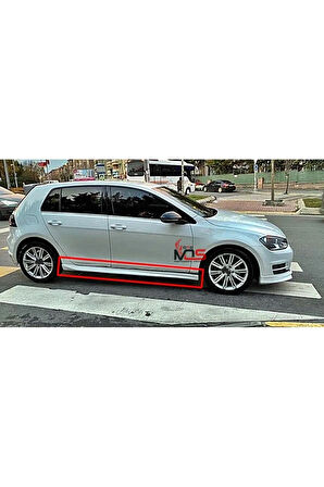 VW GOLF 7 AERO MARŞPİYEL SAĞ SOL TAKIM FİBERGLASS BOYASIZ