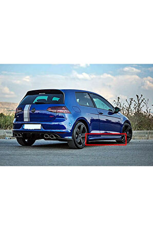VW GOLF MK6 uyumlu  MARŞPİYEL SAĞ SOL TAKIM FİBERGLASS BOYASIZ