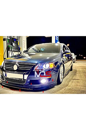 Volkswagen Passat B6 Uyumlu Ön Tampon Eki Karlık Fiberglass Boyasız
